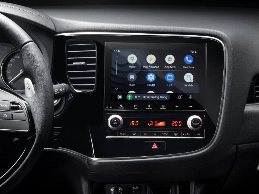 Màn hình giải trí kỹ thuật số 8-inch kết nối Apple CarPlay & Android Auto